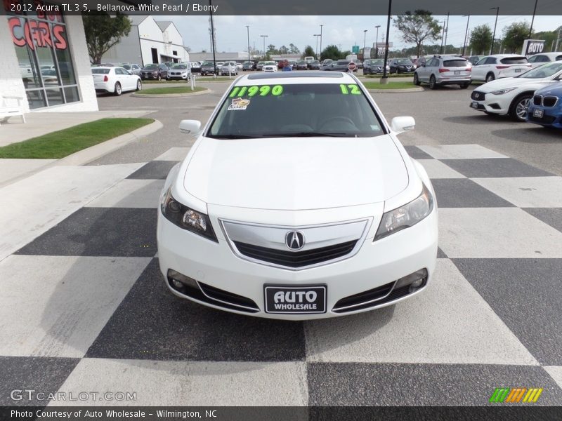 Bellanova White Pearl / Ebony 2012 Acura TL 3.5