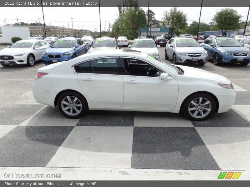 Bellanova White Pearl / Ebony 2012 Acura TL 3.5