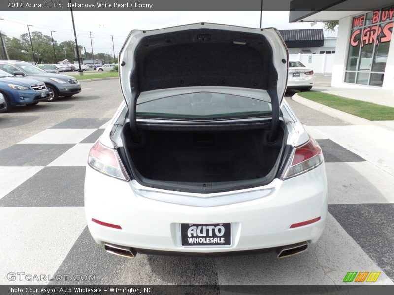 Bellanova White Pearl / Ebony 2012 Acura TL 3.5