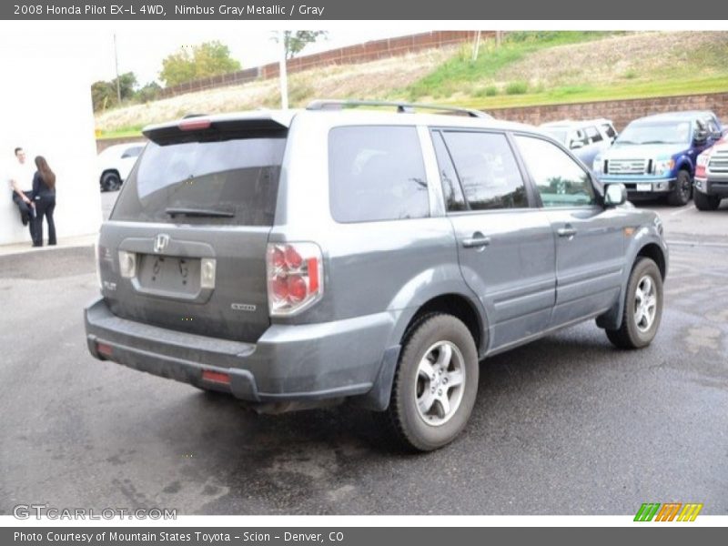 Nimbus Gray Metallic / Gray 2008 Honda Pilot EX-L 4WD