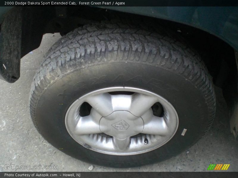 Forest Green Pearl / Agate 2000 Dodge Dakota Sport Extended Cab