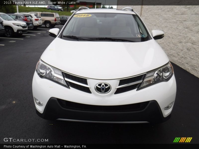 Super White / Latte 2015 Toyota RAV4 XLE AWD