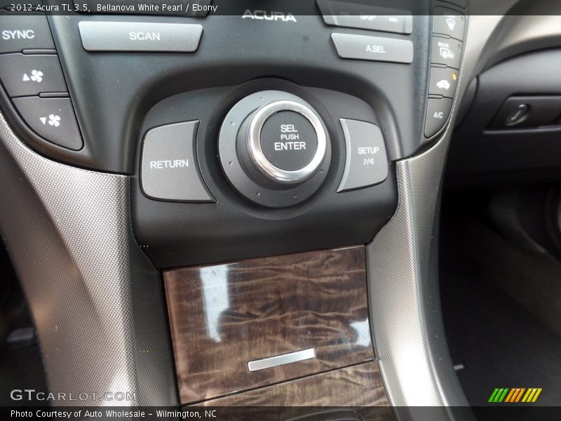 Bellanova White Pearl / Ebony 2012 Acura TL 3.5