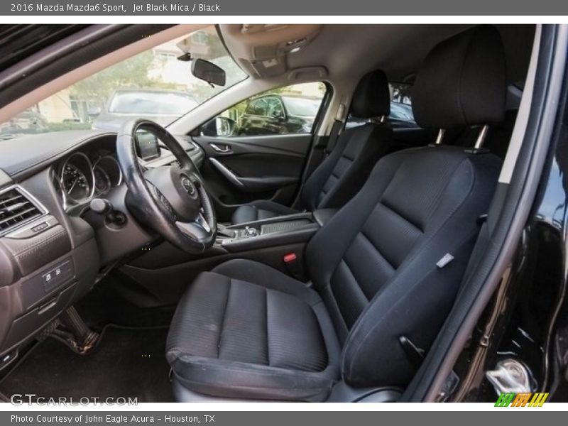 Jet Black Mica / Black 2016 Mazda Mazda6 Sport