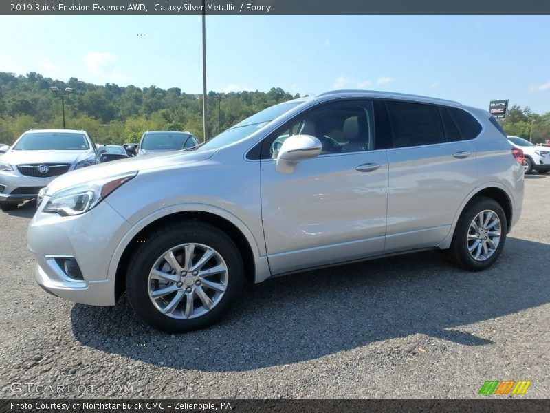 Galaxy Silver Metallic / Ebony 2019 Buick Envision Essence AWD