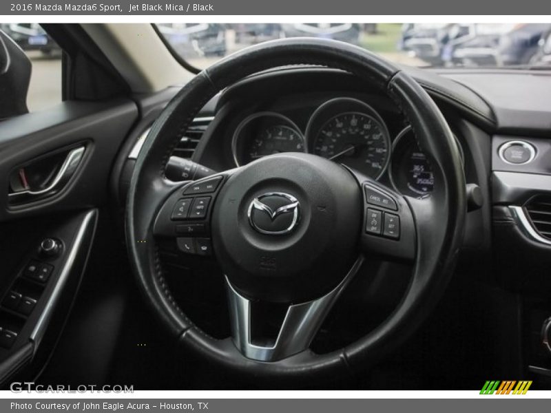 Jet Black Mica / Black 2016 Mazda Mazda6 Sport