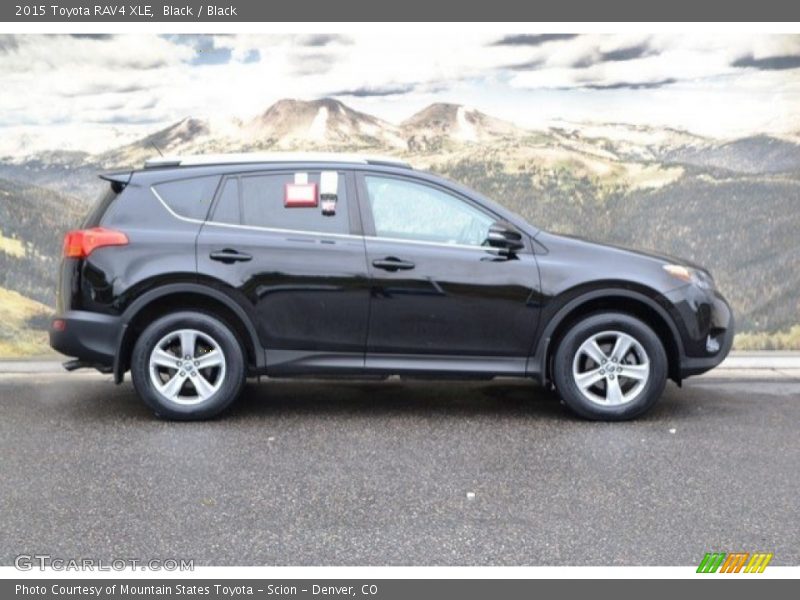 Black / Black 2015 Toyota RAV4 XLE