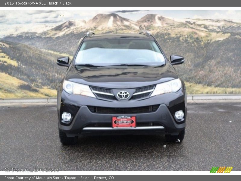 Black / Black 2015 Toyota RAV4 XLE