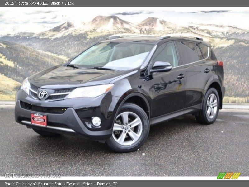 Black / Black 2015 Toyota RAV4 XLE
