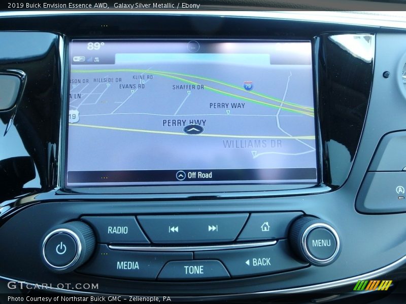 Galaxy Silver Metallic / Ebony 2019 Buick Envision Essence AWD