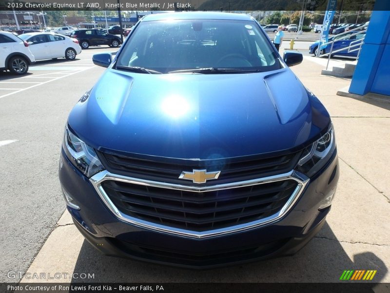 Kinetic Blue Metallic / Jet Black 2019 Chevrolet Equinox LT AWD