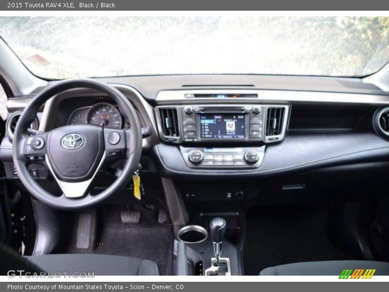 Black / Black 2015 Toyota RAV4 XLE