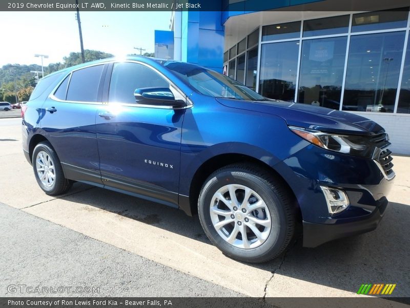 Kinetic Blue Metallic / Jet Black 2019 Chevrolet Equinox LT AWD