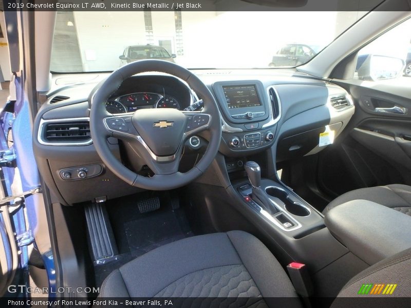 Kinetic Blue Metallic / Jet Black 2019 Chevrolet Equinox LT AWD