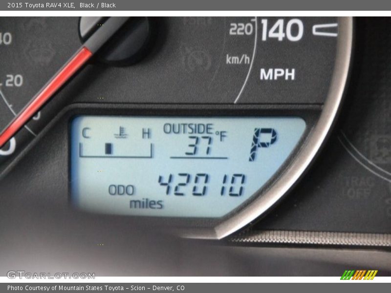 Black / Black 2015 Toyota RAV4 XLE