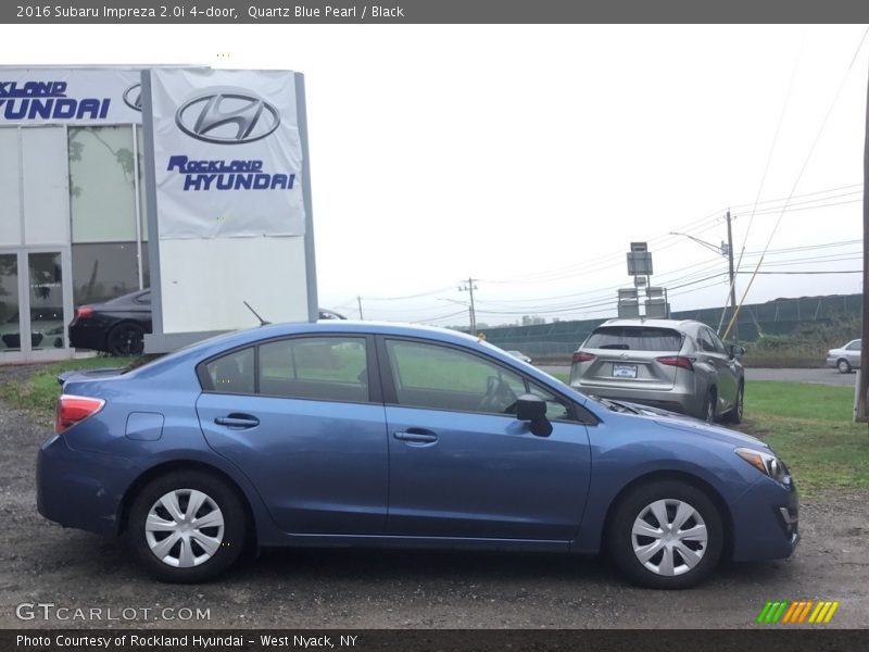 Quartz Blue Pearl / Black 2016 Subaru Impreza 2.0i 4-door