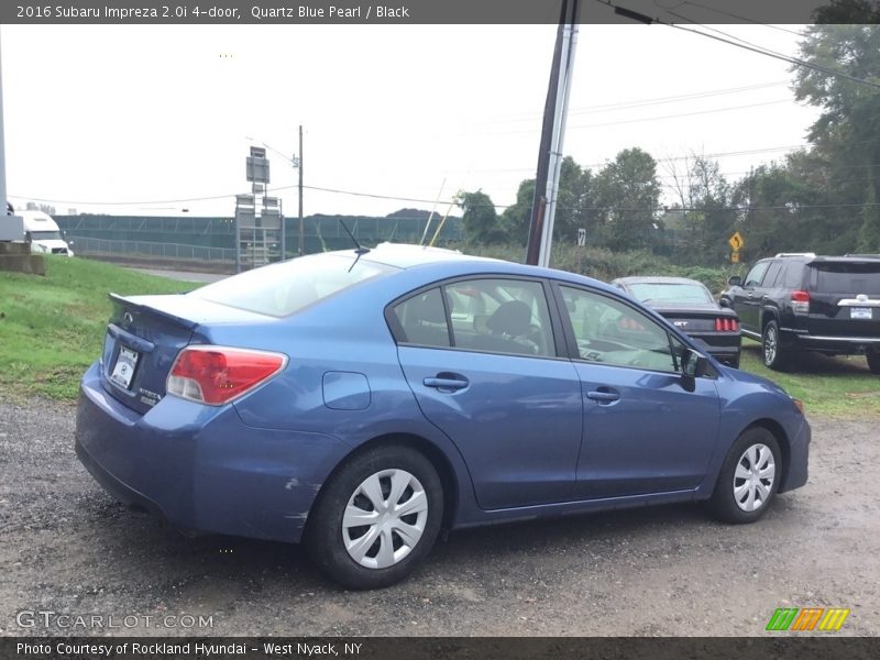 Quartz Blue Pearl / Black 2016 Subaru Impreza 2.0i 4-door