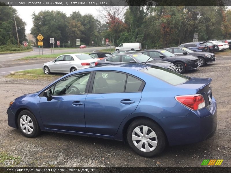 Quartz Blue Pearl / Black 2016 Subaru Impreza 2.0i 4-door