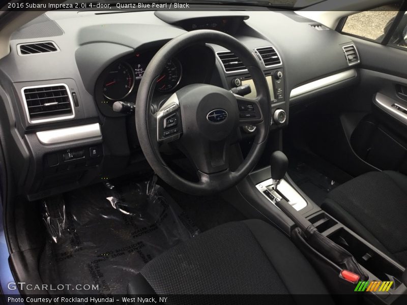 Quartz Blue Pearl / Black 2016 Subaru Impreza 2.0i 4-door