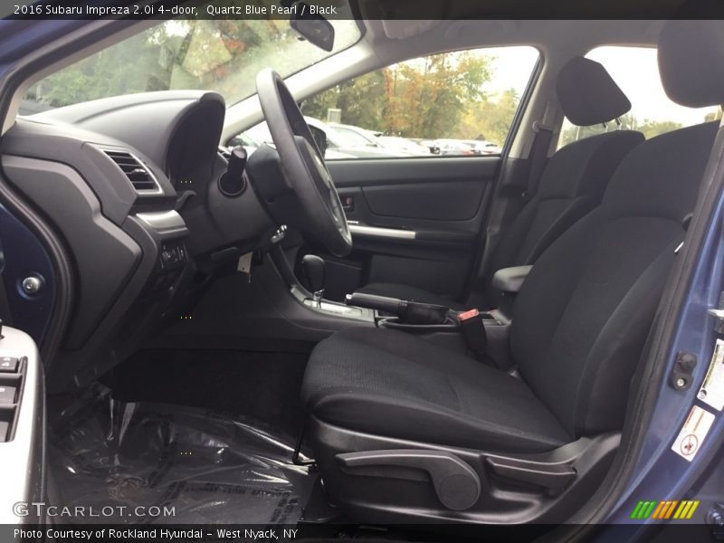 Quartz Blue Pearl / Black 2016 Subaru Impreza 2.0i 4-door