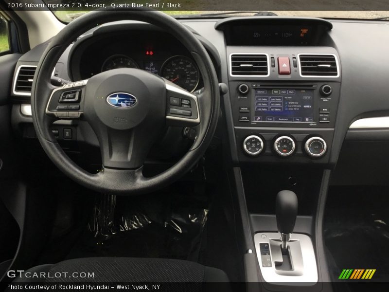 Quartz Blue Pearl / Black 2016 Subaru Impreza 2.0i 4-door