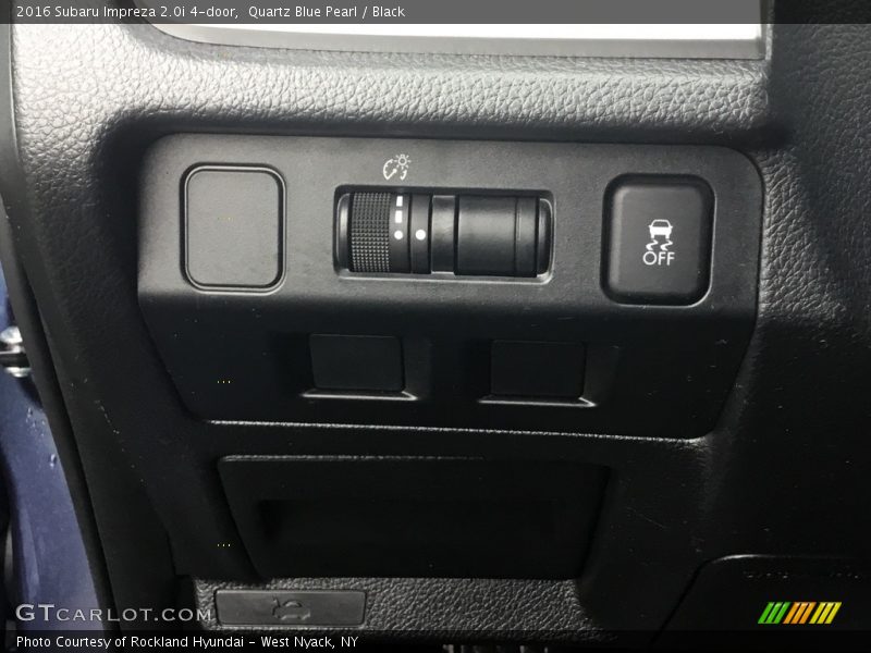 Quartz Blue Pearl / Black 2016 Subaru Impreza 2.0i 4-door