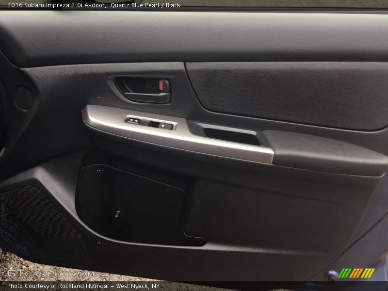 Quartz Blue Pearl / Black 2016 Subaru Impreza 2.0i 4-door