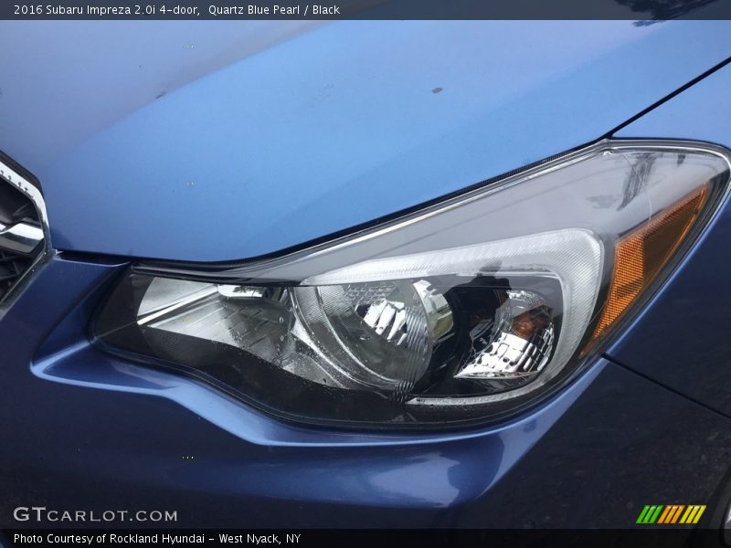 Quartz Blue Pearl / Black 2016 Subaru Impreza 2.0i 4-door