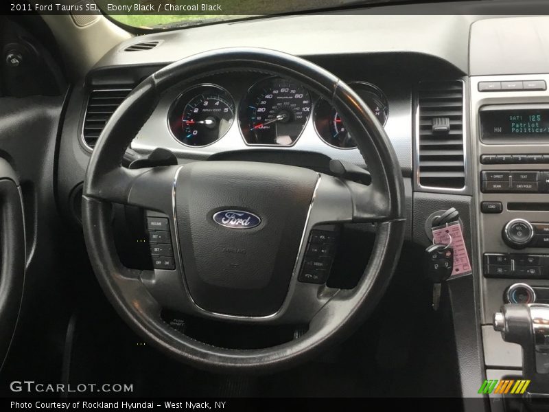 Ebony Black / Charcoal Black 2011 Ford Taurus SEL