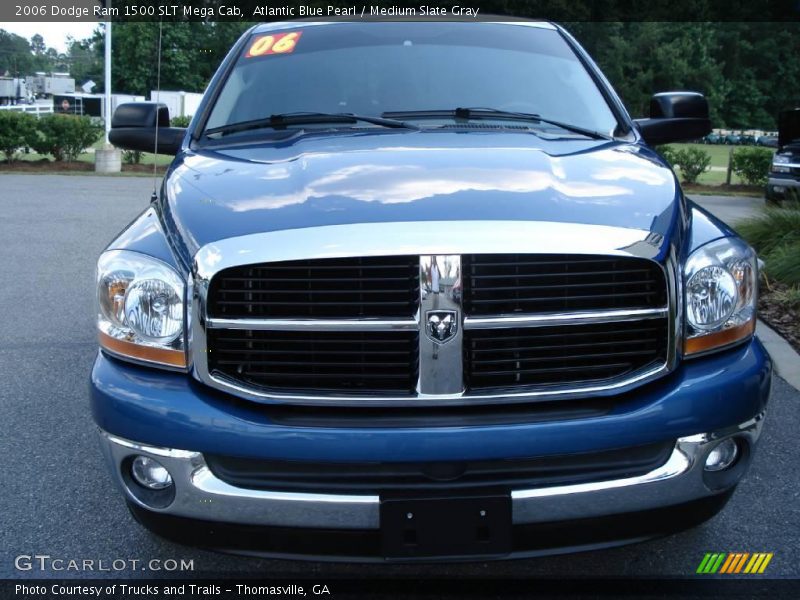 Atlantic Blue Pearl / Medium Slate Gray 2006 Dodge Ram 1500 SLT Mega Cab