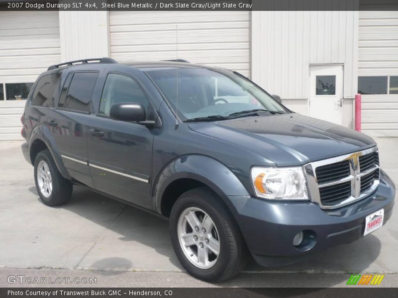 Steel Blue Metallic / Dark Slate Gray/Light Slate Gray 2007 Dodge Durango SLT 4x4