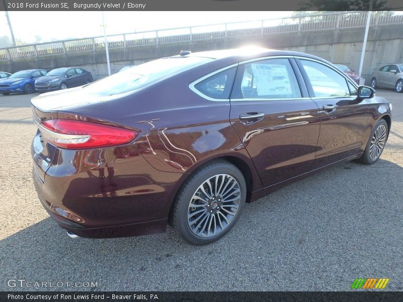 Burgundy Velvet / Ebony 2018 Ford Fusion SE