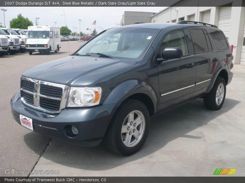 Steel Blue Metallic / Dark Slate Gray/Light Slate Gray 2007 Dodge Durango SLT 4x4