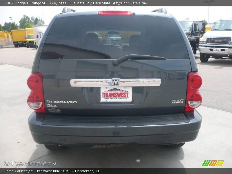 Steel Blue Metallic / Dark Slate Gray/Light Slate Gray 2007 Dodge Durango SLT 4x4