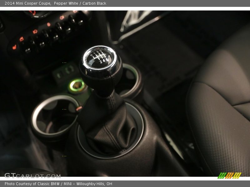 Pepper White / Carbon Black 2014 Mini Cooper Coupe