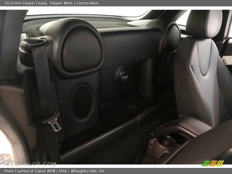 Pepper White / Carbon Black 2014 Mini Cooper Coupe