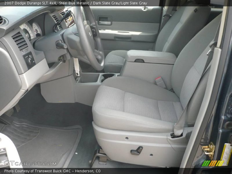 Steel Blue Metallic / Dark Slate Gray/Light Slate Gray 2007 Dodge Durango SLT 4x4