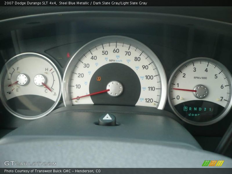 Steel Blue Metallic / Dark Slate Gray/Light Slate Gray 2007 Dodge Durango SLT 4x4