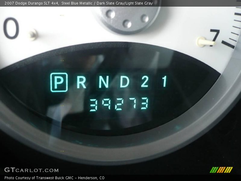 Steel Blue Metallic / Dark Slate Gray/Light Slate Gray 2007 Dodge Durango SLT 4x4