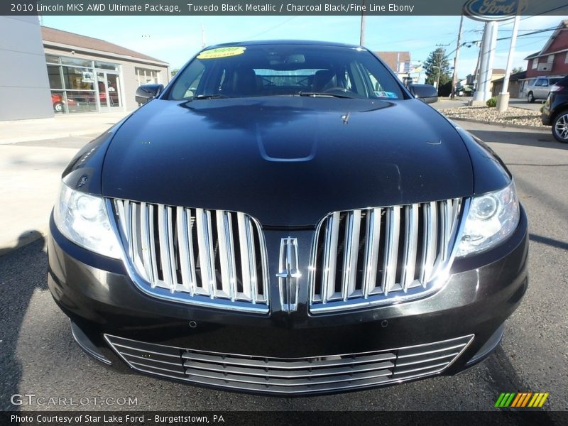 Tuxedo Black Metallic / Charcoal Black/Fine Line Ebony 2010 Lincoln MKS AWD Ultimate Package