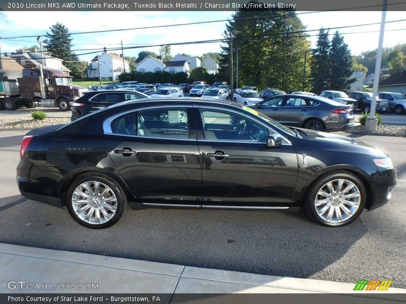 Tuxedo Black Metallic / Charcoal Black/Fine Line Ebony 2010 Lincoln MKS AWD Ultimate Package
