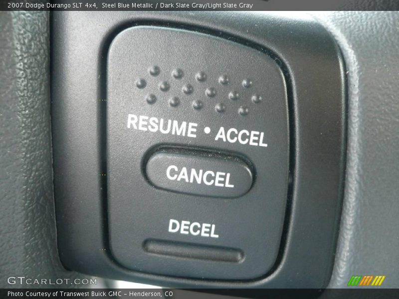Steel Blue Metallic / Dark Slate Gray/Light Slate Gray 2007 Dodge Durango SLT 4x4