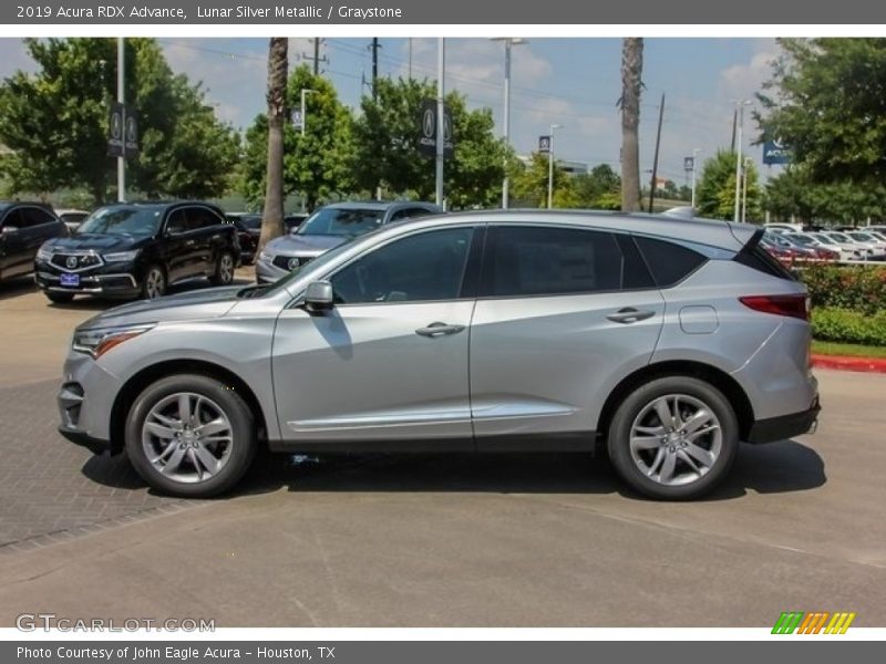 Lunar Silver Metallic / Graystone 2019 Acura RDX Advance
