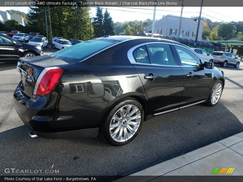 Tuxedo Black Metallic / Charcoal Black/Fine Line Ebony 2010 Lincoln MKS AWD Ultimate Package