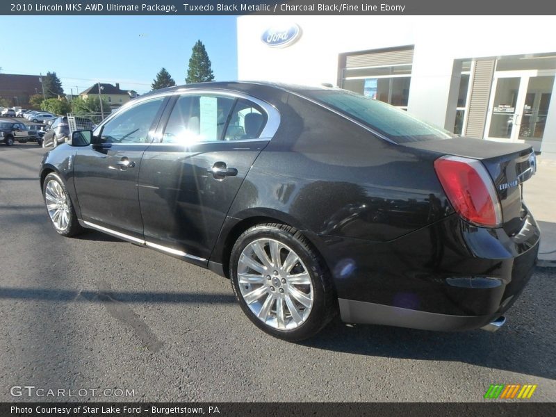 Tuxedo Black Metallic / Charcoal Black/Fine Line Ebony 2010 Lincoln MKS AWD Ultimate Package