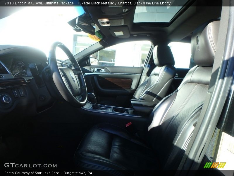 Tuxedo Black Metallic / Charcoal Black/Fine Line Ebony 2010 Lincoln MKS AWD Ultimate Package