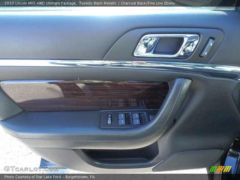 Tuxedo Black Metallic / Charcoal Black/Fine Line Ebony 2010 Lincoln MKS AWD Ultimate Package