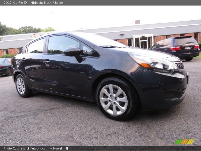 Midnight Black / Beige 2012 Kia Rio EX