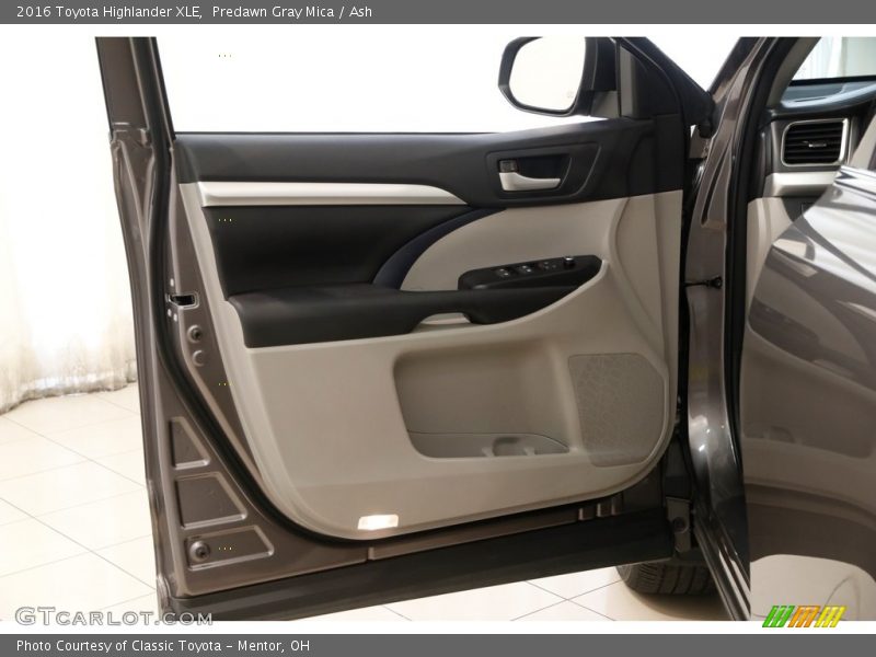 Predawn Gray Mica / Ash 2016 Toyota Highlander XLE