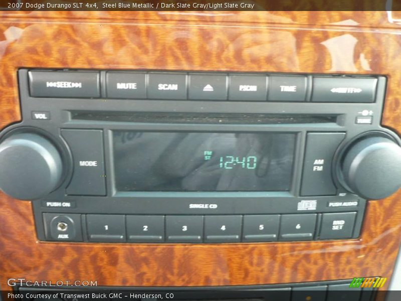 Steel Blue Metallic / Dark Slate Gray/Light Slate Gray 2007 Dodge Durango SLT 4x4